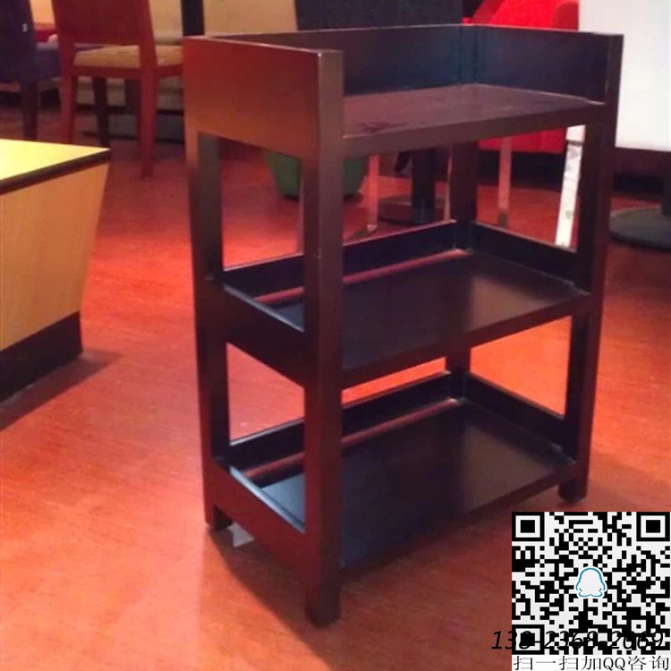 火鍋桌蔬菜架，三層菜架實木，火鍋店餐桌配套