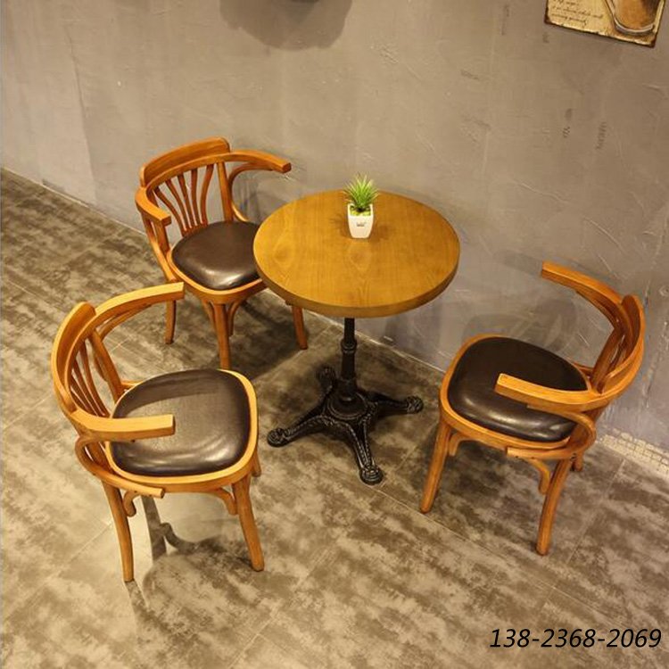 甜品店餐桌椅訂做，餐桌椅組合，休閑餐廳家具
