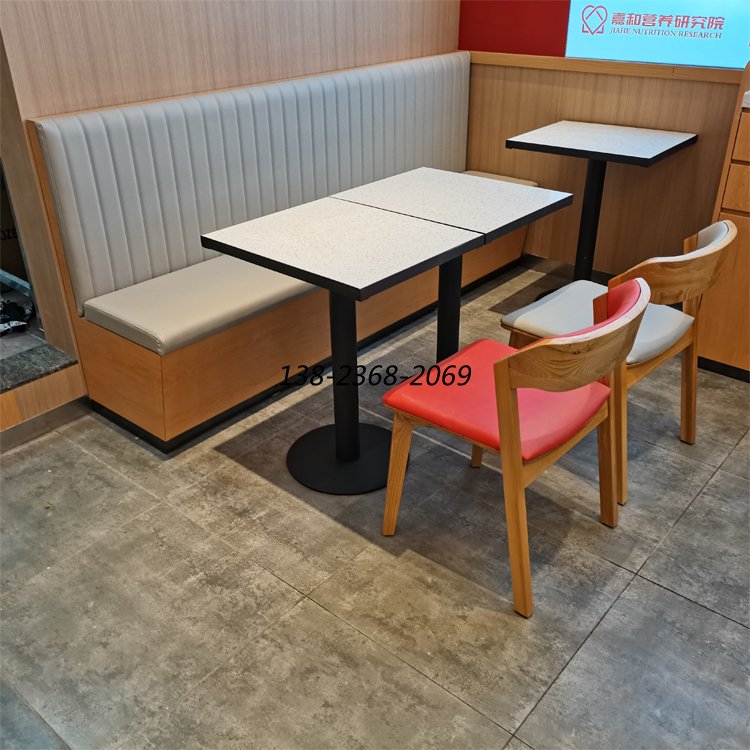 茶餐廳靠墻沙發(fā)訂制，餐